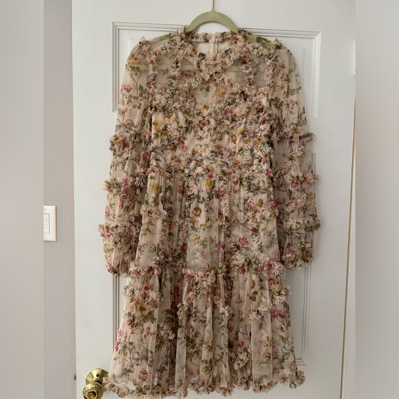 like new 4 Needle & Thread Garland Flora Ruffle Mini Dress from Shopbop - Picture 2 of 9